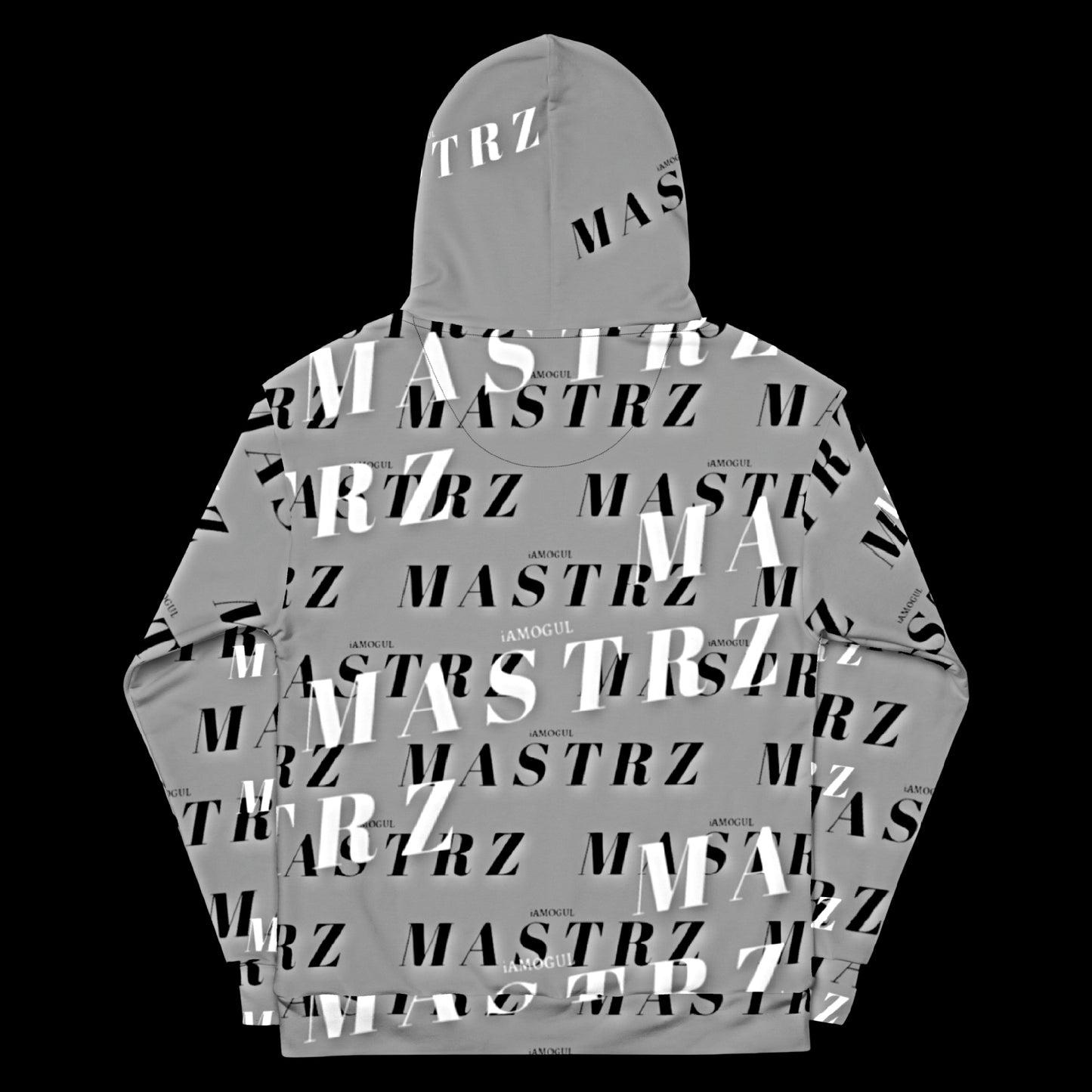 MASTRZ ALLOVER PRINT HOODIE (CONCRETE GREY)