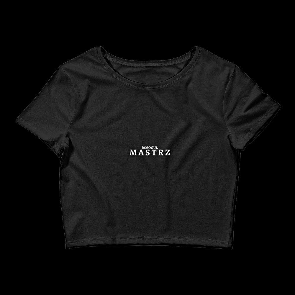 MASTRZ WOMEN'S CROP TOP T-SHIRT - MASTRZ